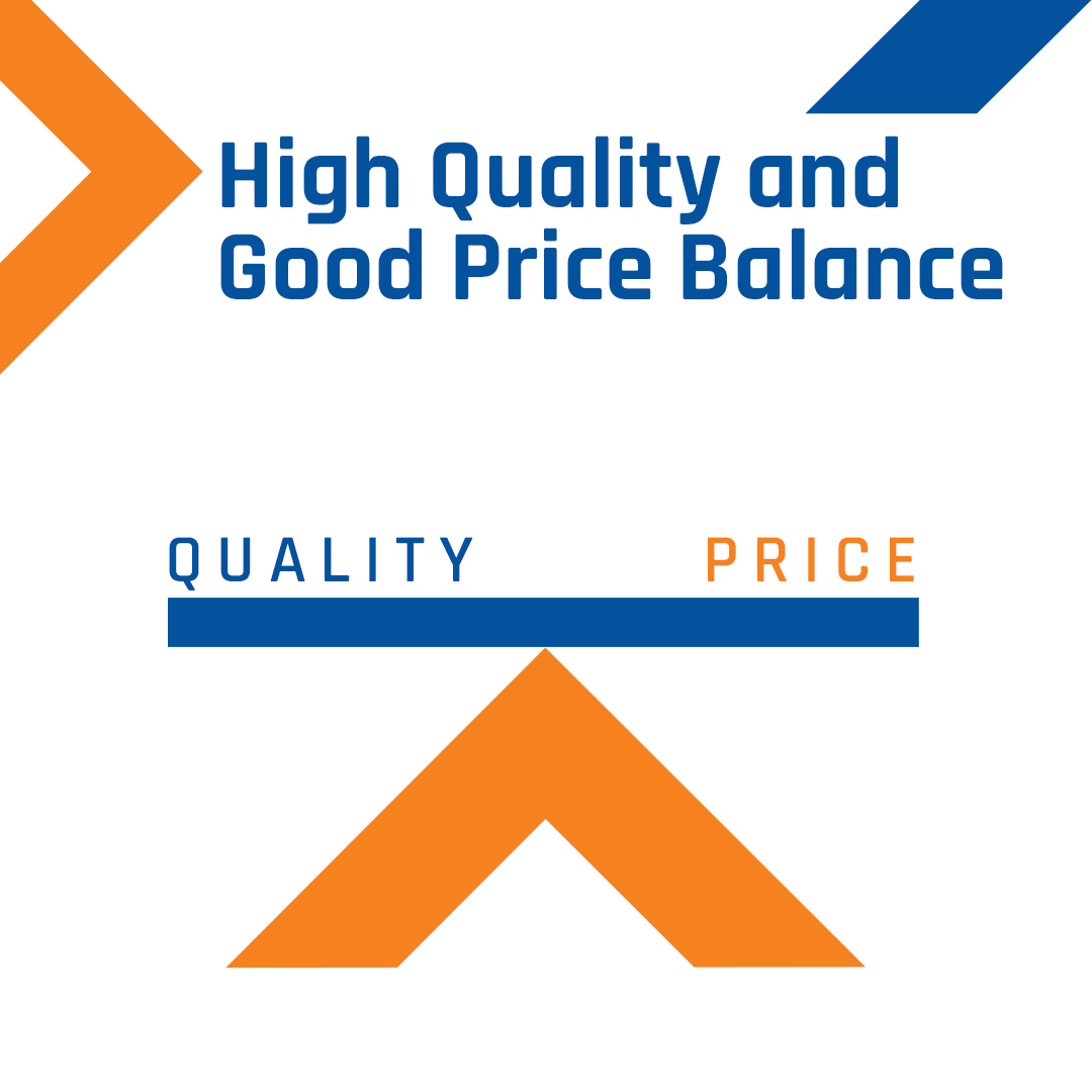 High Quality and Good Price Balance